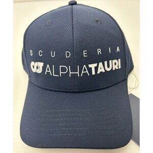 Scuderia Alpha Tauri Team Navy Hat Formula One Racing Hat Cap Adjustable OSFM